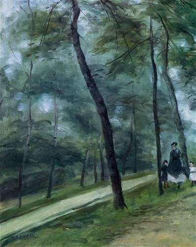 «Βόλτα στο δάσος ή η κυρία Lacoeur με τα παιδιά της», Ζωγράφος:P. A. Renoir. Έτος: 1870